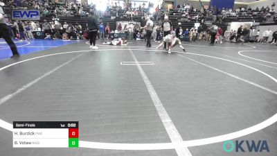 66 lbs Semifinal - Hudson Burdick, Perry Wrestling Academy vs Bryer Votaw, Madill Takedown