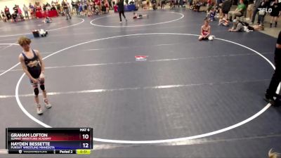 92 lbs 5th Place Match - Graham Lofton, Summit Wrestling Academy vs Hayden Bessette, Pursuit Wrestling Minnesota