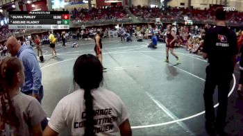 165 lbs Round 2 - Olivia Furley, Grand Island Legacy Girls Wrestling Club vs Adeline Hladky, Ainsworth