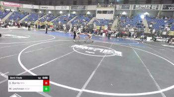 113 lbs Semifinal - Owyn Burns, Brighton WC vs Maddox Lechman, Bear Cave WC