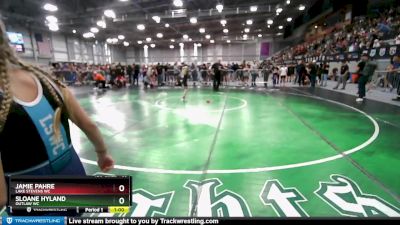 69 lbs Quarterfinal - Jamie Pahre, Lake Stevens WC vs Sloane Hyland, Outlaw WC