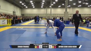 Antonio Cosme Garcia Negrin vs Edward Fernandez 2025 World Master IBJJF Jiu-Jitsu Championship