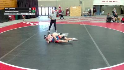 165 lbs Quarterfinal - Dax Gentes, University Of Central Missouri vs Brennen Green, Grand View