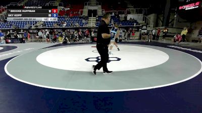 190 lbs Champ. Rd Of 64 - Brooke Huffman, WI vs Sky Kopp, ND