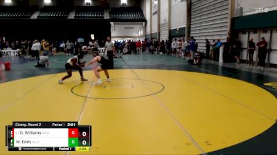 184 lbs Champ. Round 2 - Deontez Williams, Morningside (Iowa) vs Mason Eddy, Northeastern Junior College