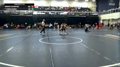 133 lbs Cons. Round 5 - Chris Garza, Lemoore College vs Edmon Altunyan, Rio Hondo College