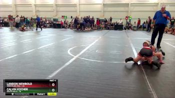 84 lbs Semis & 1st Wrestleback (8 Team) - Calvin Kocher, South Hills vs Landon Newbold, Wrestling Mill