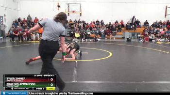 DIVISION 7 lbs Round 3 - Krayton Zimmerman, Wapsie Valley vs Tyler Zimmer, Nashua-Plainfield