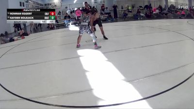 129 lbs Cons. Round 4 - Rownan Eggert, Valentine Wrestling Club vs Kayden Bolejack, Fillmore Central
