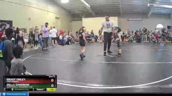 50 lbs Cons. Semi - Della Dangrow, Summerville Takedown Club vs Grady Finley, Dixie Hornets