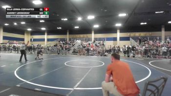 101 lbs Quarterfinal - Ella Lerma-Cervantes, Cal Grapplers vs Audrey Lensegrav, Askeo International