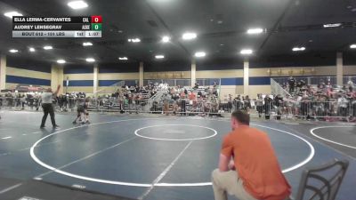 101 lbs Quarterfinal - Ella Lerma-Cervantes, Cal Grapplers vs Audrey Lensegrav, Askeo International