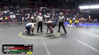 275 lbs Cons. Round 5 - Hoyt Choate, Oswego WC vs Gabriel Kopecky, Team 312 WC