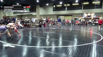 120 lbs Round 5 (6 Team) - Dustin Smith, WALA vs Tate Sauls, Ground Zero WC