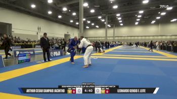 Leonardo Gergis F. Leite vs Arthur Cesar Sampaio Jacintho 2026 World Master IBJJF Jiu-Jitsu Championship