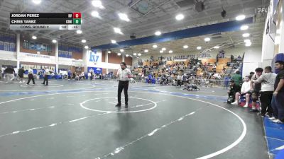 215 lbs Cons. Round 2 - Jordan Perez, Norte Vista vs Chris Yanez, Corona Del Mar