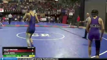 Quarterfinal - Ryley Knutson, Polson vs Caleb Smith, Custer Co. (Miles City)