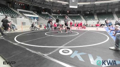 52 lbs Rr Rnd 3 - Piper Norrell, Oklahoma Supergirls 9U vs Harley Beckley, Team Tulsa NDT