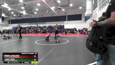 56 lbs 3rd Place Match - Miron Cheltsov, Savage House Wrestling vs Owen Deal, Powerline Wrestling