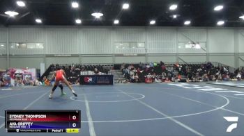 127 lbs Placement Matches (8 Team) - Sydney Thompson, Michigan Blue vs Ava Griffey, Missouri Fire