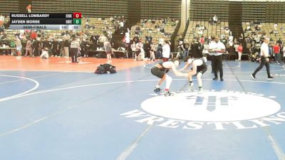 107-I2 lbs Semifinal - Russell Lombardy, Edge Wrestling vs Jayden Morse, Green Machine