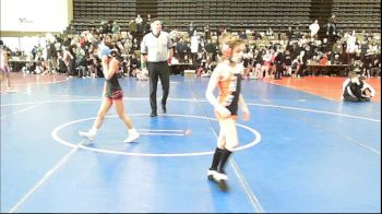 65 lbs Rr Rnd 1 - Rachel Laterra, Cordoba Trained (Tidal Force Girls) vs Tyanna Evans, MGW Black Widows - Girls