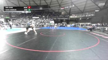 Boys 4A 132 lbs 7th Place Match - Ben Jaime, Mead vs Alika Angeles, Kentridge