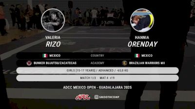 Valeria Rizo vs Hannia Orenday 2025 ADCC Guadalajara Open