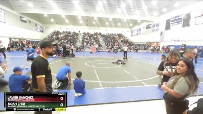 59 lbs Semifinal - Noah Choi, Rancho Bernardo Wrestling Club vs Javier Sanchez, Southwest Stallions WC