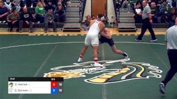 Dual - Quinn Gorman, Lake Erie College vs Dean Hetrick, Tiffin University