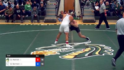 Dual - Quinn Gorman, Lake Erie College vs Dean Hetrick, Tiffin University