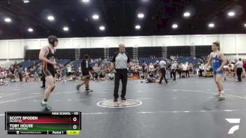 155 lbs Cons. Round 5 - Toby House, Mat Monstars vs Scott Spoden, Palmetto