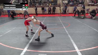 65_B lbs Round Of 64 - Roman Downey, Avella vs Isaiah Simonds, Bradford