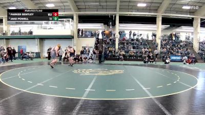 285 lbs Quarterfinal - Parker Bentley, West Liberty vs Jake Powell, Tiffin