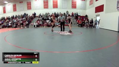 115 lbs Semifinal - Carolyn Geckler, Perry (Massillon) vs Sarah Amonette, Olentangy Orange