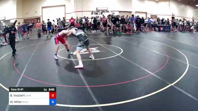79 kg Cons 16 #1 - Benjamin Haubert, Charleston Regional Training Center vs Will Miller, Boone RTC