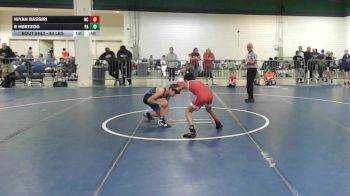 80 lbs Consi Of 16 #1 - Kiyan Bassiri, NC vs E Hertzog, PA
