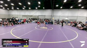 138 lbs Placement Matches (8 Team) - Jace Roller, Oklahoma Blue vs Hunter Hollingsworth, Oklahoma Red