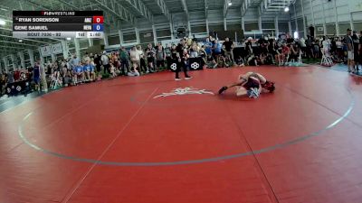 92 lbs Champ. Round 1 - Ryan Sorenson, Arizona vs Gene Samuel, Nevada
