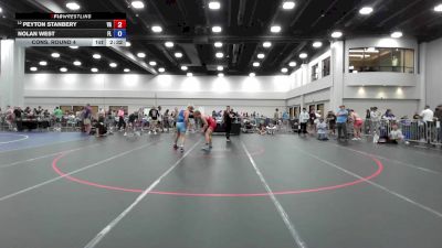 144 lbs Cons. Round 4 - Peyton Stanbery, VA vs Nolan West, FL