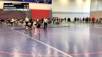 133 lbs Quarterfinal - Dekhi Church, Garrett College vs Duncan Stadler, Johns Hopkins