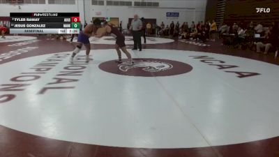 285 lbs Semifinal - Jesus Gonzalez, Minnesota State Mankato vs Tyler Raway, Augsburg