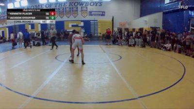 120 lbs Cons. Round 5 - Jackson Stouffer, Brandon vs Kenneth Placer, Southwest Miami Senior Highschool