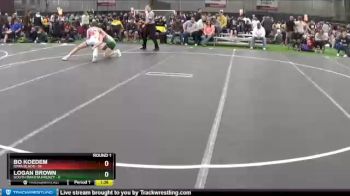 138 lbs Round 1 (4 Team) - Bo Koedem, Iowa Black vs Logan Brown, South Dakota Frenzy