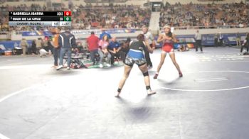 128-D2 Champ. Round 1 - Madi De La Cruz, Snowflake High School vs Gabriella Ibarra, Santa Cruz