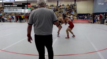 165 lbs Champ. Round 1 - Lyblie Christofferson, Southeastern Community College vs Jose De La Garza, Triton Community College