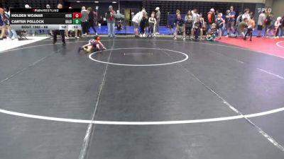 66 lbs Semifinal - Holden Wojnar, Hershey vs Carter Pollock, Baldwinsville