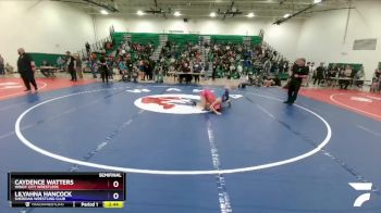 125 lbs Semifinal - Caydence Watters, Windy City Wrestlers vs Lilyahna Hancock, Sheridan Wrestling Club