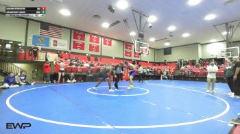 285 lbs 3rd Place - Grahm Streater, Bristow vs Courteney Nash, Muskogee