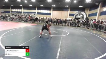 120 lbs Round Of 128 - Jaiden Millan-Whitacre, Spring Hills WC vs Miles Shin, LV Bears WC